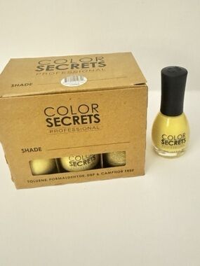 Color Secrets Professional Yellow Nail Polish